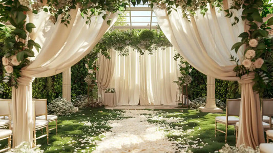 How to Drape a Backdrop for Wedding: Draping Ideas for Wedding