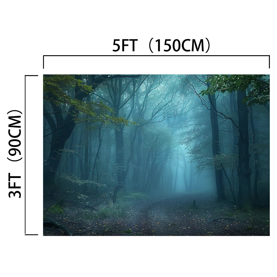 Dark_Foggy_Forest_Backdrop_for_Birthday_Decor