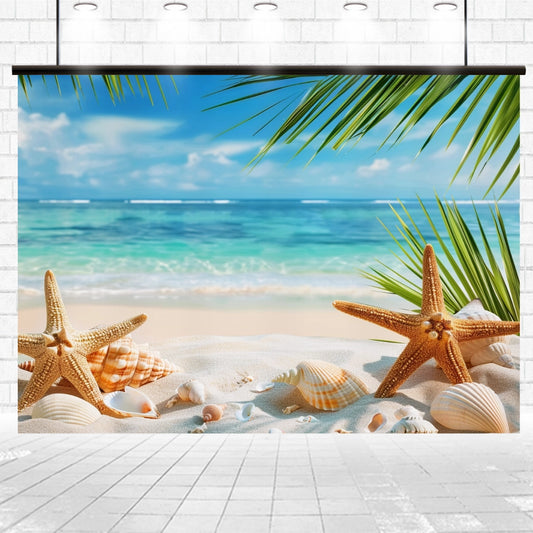 Hawaiian Backdrop for Party Summer Beach