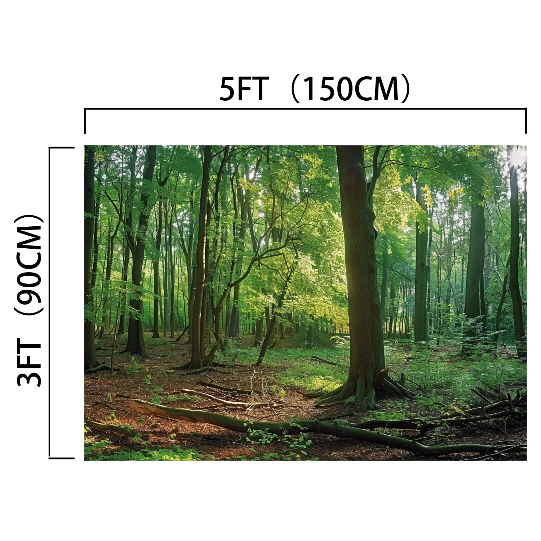 Spring_Green_Forest_Photo_Backdrops