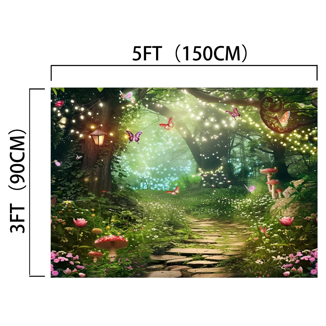 Wildflower_Banner_Wonderland_Forest_Backdrop