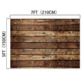 Wooden Boards Photography Wood Backdrop-ideasbackdrop by ideasbackdrop, measuring 7 feet (210 cm) in width and 5 feet (150 cm) in height, featuring horizontal wooden planks with varied shades and textures, creating a nostalgic atmosphere with a vintage flair.